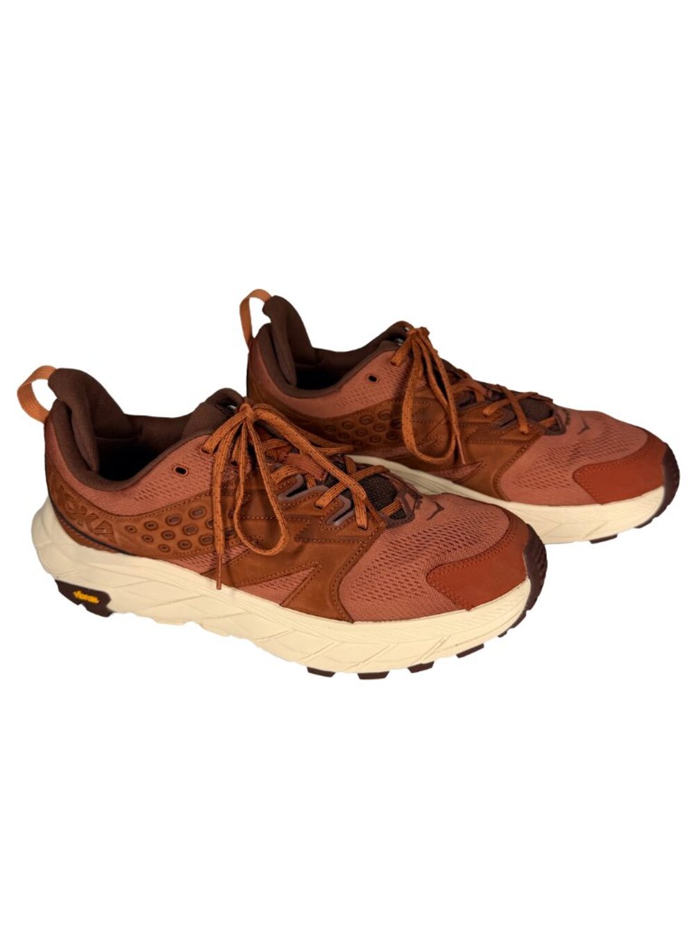 HOKA Anacapa Breeze Low Baked Clay Shortbread Men’s 12D Hiking Shoes Vibram